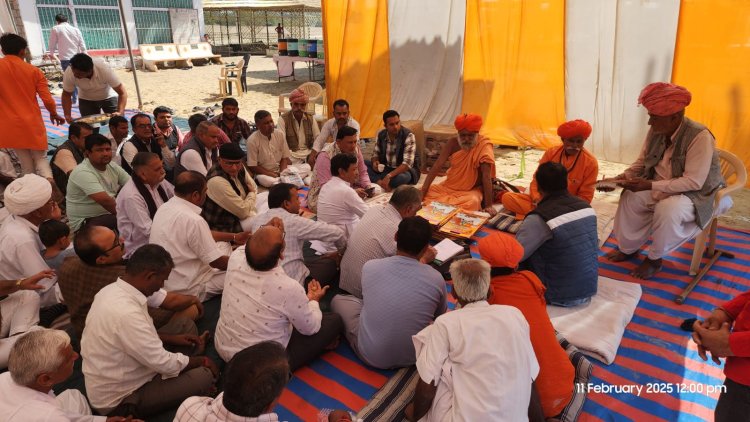 भूतेश्वर महादेव मंदिर प्राण प्रतिष्ठा की पत्रिका हुआ विमोचन।