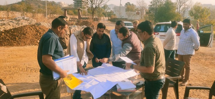 जिला कलक्टर ने किया विकास कार्यों का निरीक्षण